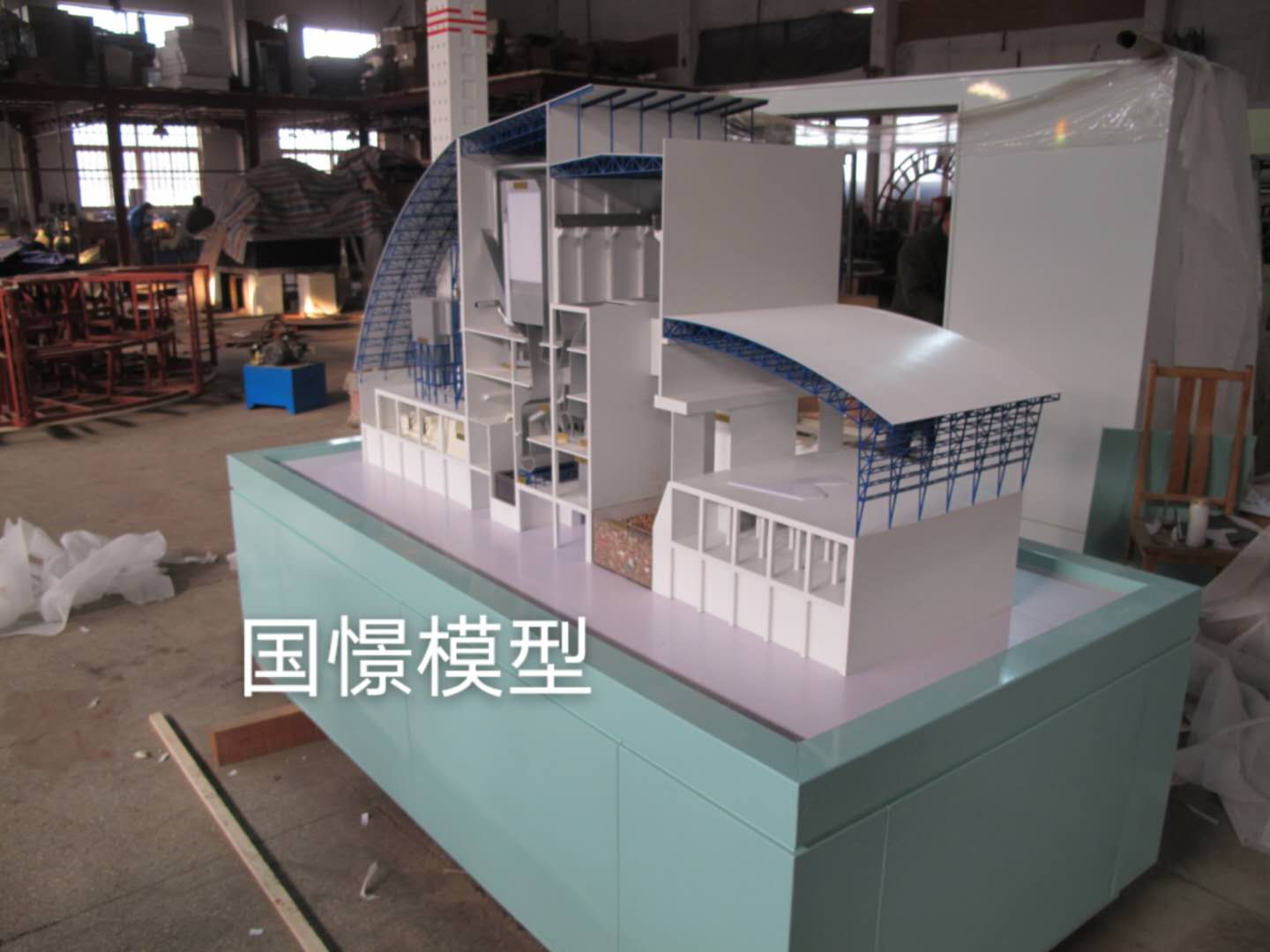 蓝山县工业模型